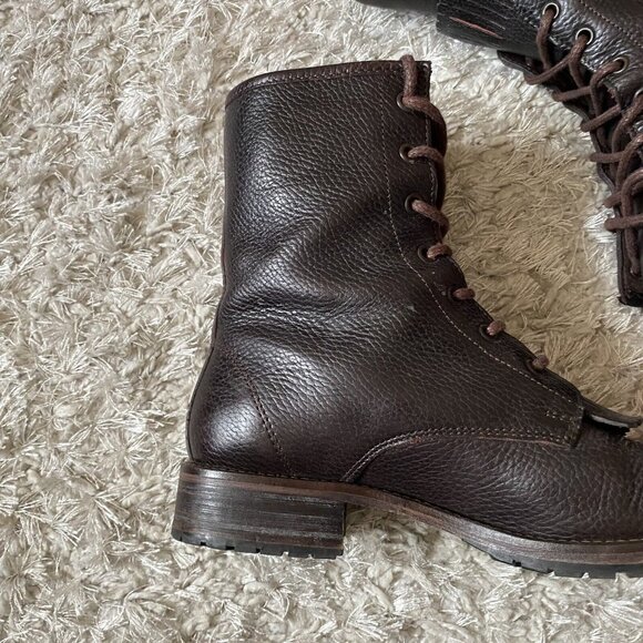 Wolverine Women's Rosie 6" Kiltie Brown Lace Up Combat Boot Leather Size 9.5 - Picture 9 of 15